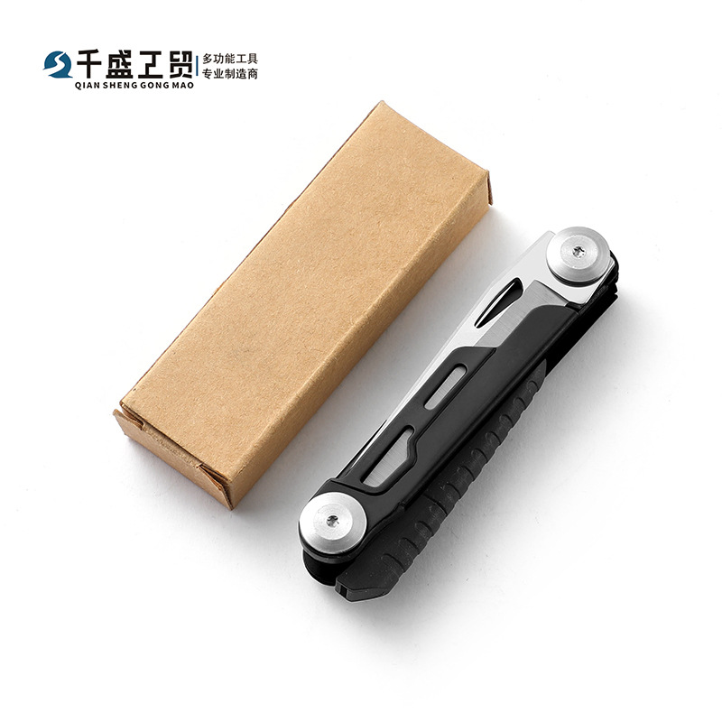 Outdoor multi-functional knife with flint whistle, multi-functional sharp folding knife, portable and portable camping knife for the wild Application Scenario