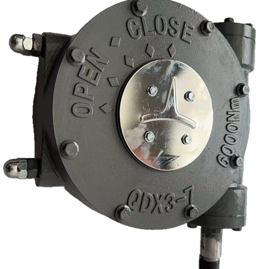 Butterfly valve worm gear head ball valve, turbine box part rotary valve, manual device, QDX reducer transmission Item Picture