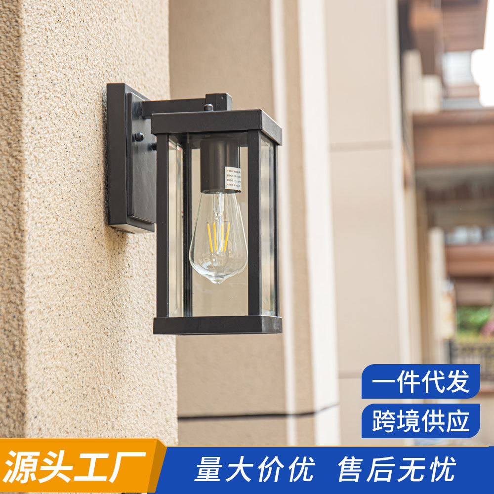 Modern and simple outdoor wall lamps, waterproof for courtyards, gardens, exterior walls, villas, staircases, corridors, bedrooms, European-style wall lamps full figure