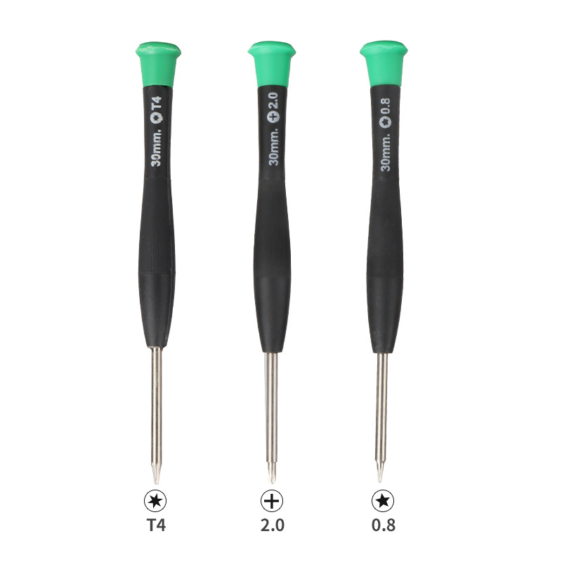 Mobile phone disassembly, clock disassembly and repair tools, cross-shaped screws, screwdrivers, taper handles, screwdriver heads, screwdrivers Application Scenario
