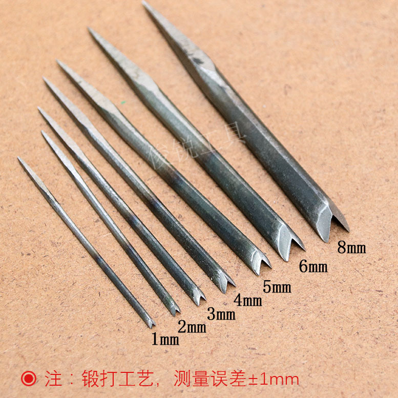 Factory direct supply of Dongyang handcrafted wood carving knives, V-shaped carving woodworking line engraving knives, line engraving knives, polished and polished triangular knives Application Scenario