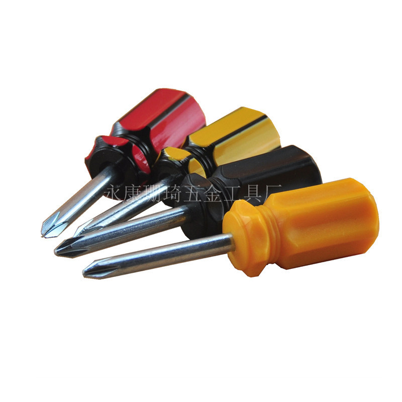 Screwdriver, single-color mini color strip screwdriver, small screwdriver, cross screwdriver, transparent small screwdriver, cross Item Picture