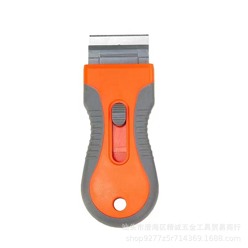 Multi-functional single-head scraper, metal and plastic blade, decontamination and cleaning, mobile phone screen, eyebrow shaping knife, glue removal scraper undefined