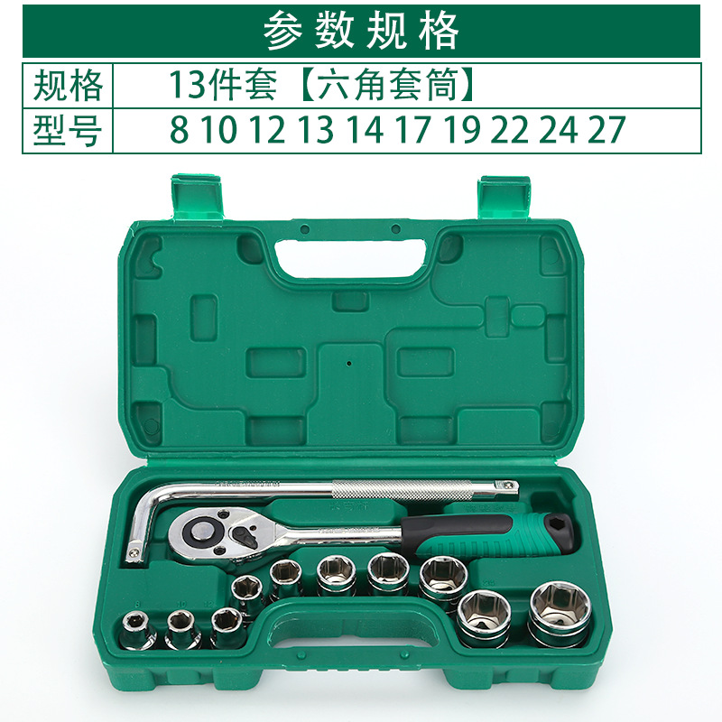 Multi-functional socket wrench set, car home toolbox set, auto repair socket combination tool Application Scenario