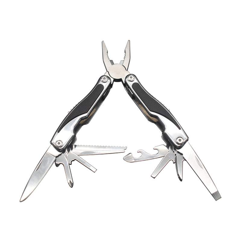 Factory direct sales of multi-functional pliers with screwdrivers, outdoor camping combination pliers, portable multi-purpose knife folding pliers Specification drawing