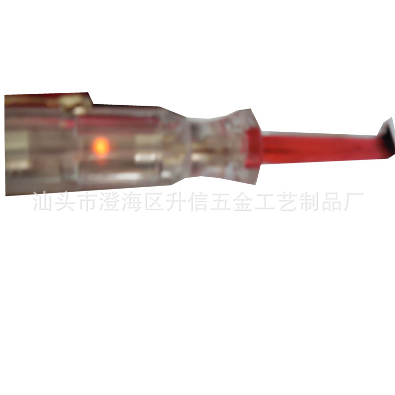 Household multi-functional voltage tester, screwdriver, screwdriver voltage tester, copper voltage pen cap, one-digit voltage tester details Picture