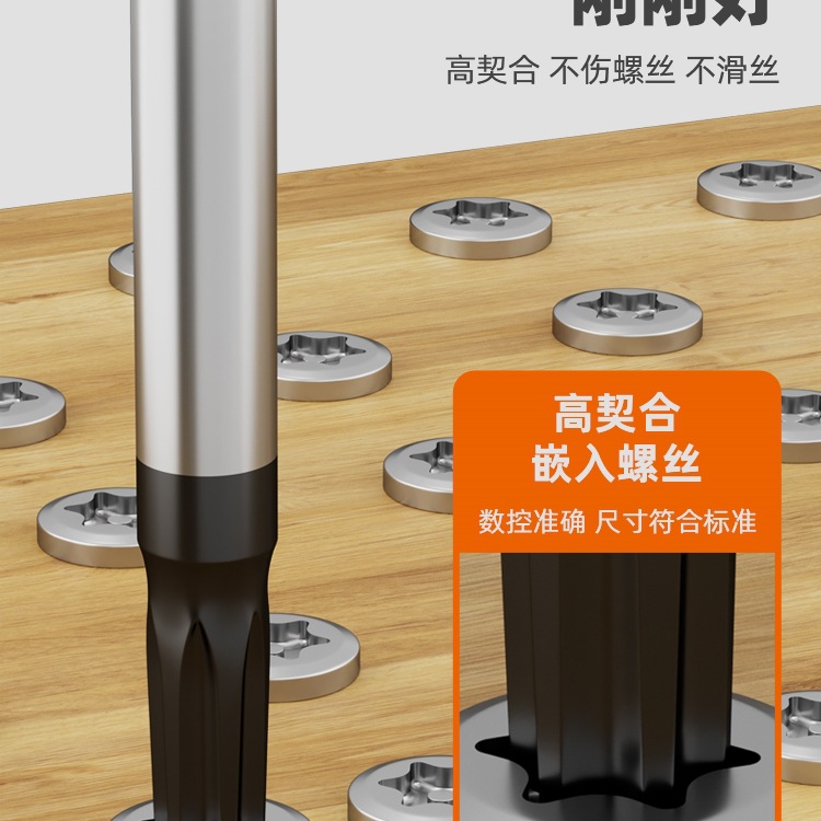 Green Forest T20 Screwdriver, Plum Blossom Hex Socket Strong Magnetic Cross-shaped hex socket t30 tool, t15 screwdriver, t8 set, Xinxia details Picture