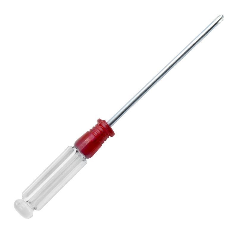 Transparent handle screwdriver, flat-head cross-head, daily disassembly and maintenance tools, manual screwdriver, mini screwdriver undefined