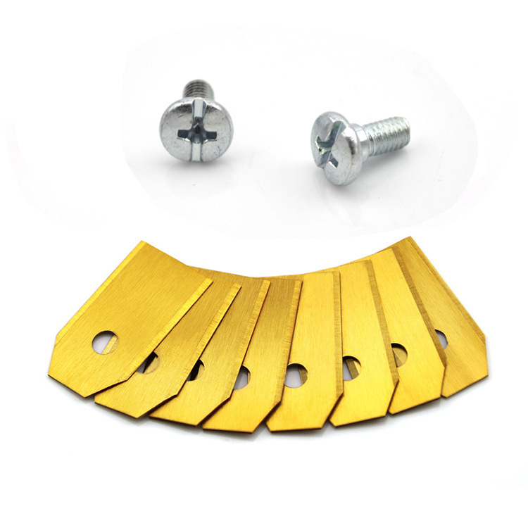 Intelligent robot lawn mower blades, single-hole straight lawn mower blades, lawn mower blades, garden machinery blades undefined