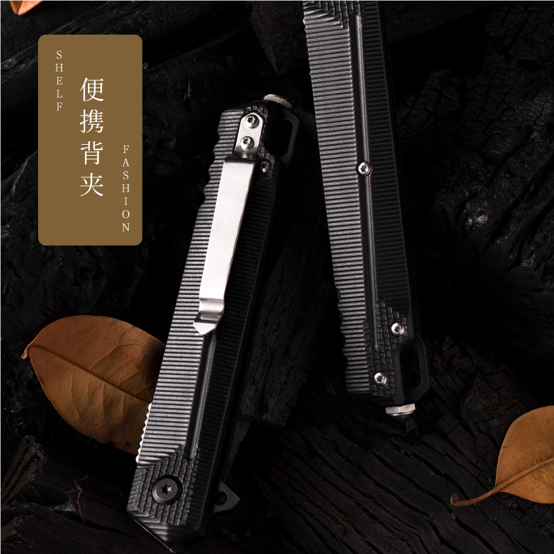 Manufacturer's outdoor multi-functional folding knife, high-hardness portable folding knife, camping fruit cutting knife, portable mini knife details Picture