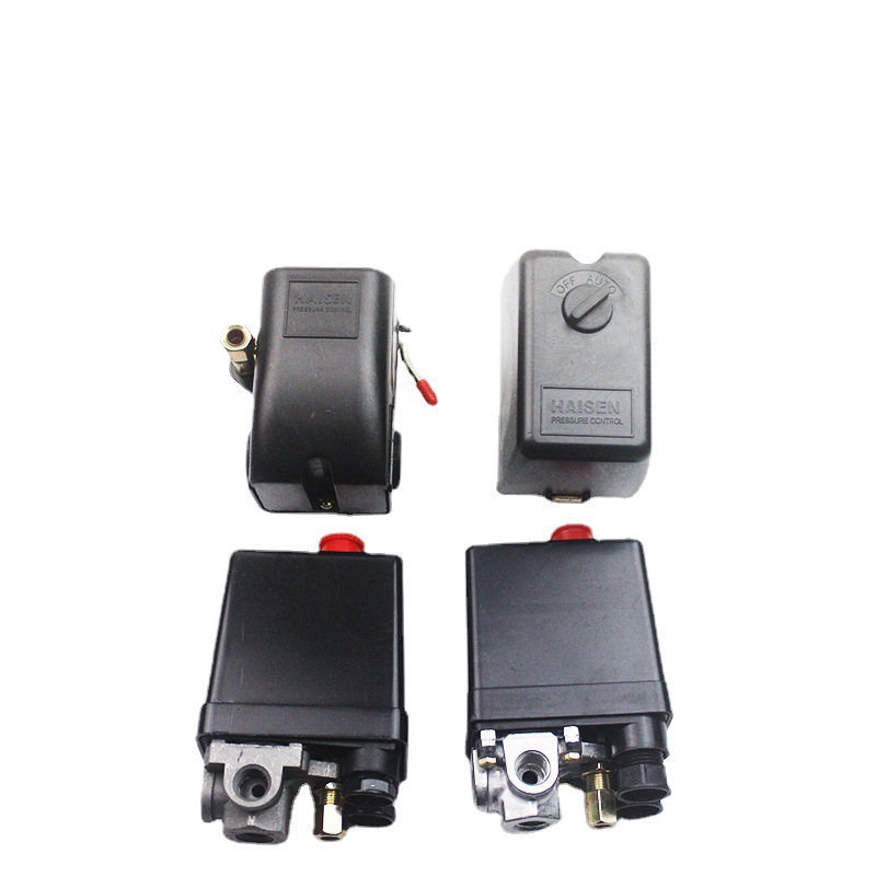 Nian Fa air compressor parts: Horizontal pressure switch, automatic air pressure switch, air pump, air compressor controller Item Picture