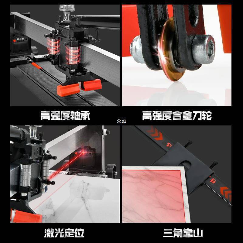 1.6/1.8-meter tile push knife manual floor tile cutting machine, high-precision push and pull knife tile cutting knife zb26 Application Scenario