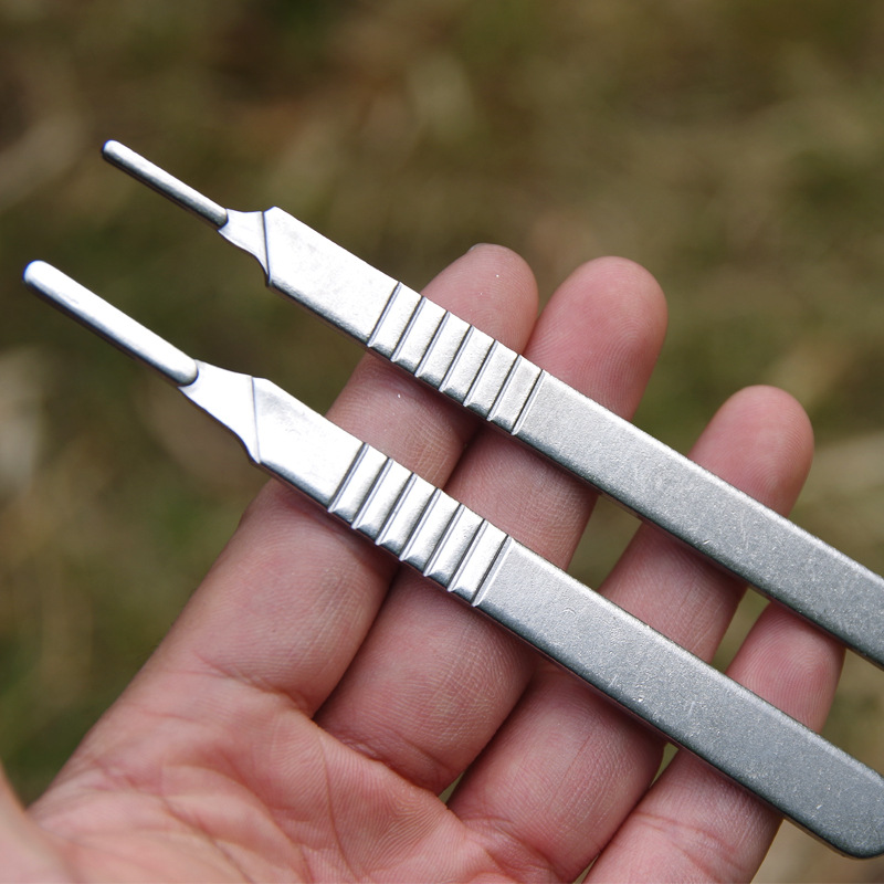 No. 11 blade carbon steel knife, No. 23, No. 3, No. 4 knife handle, No. 3, No. 4 knife bar, repair, grafted stainless steel knife holder wholesale details Picture