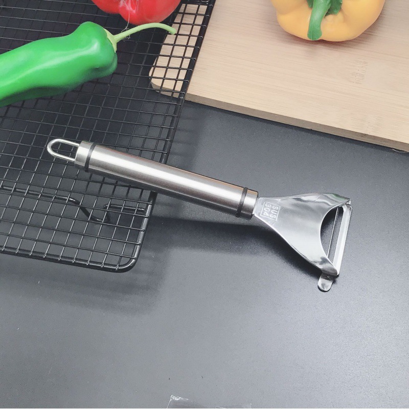 Wholesale 304 stainless steel peelers, planers, fruit and vegetable peelers, potato slicers, double-head peelers Specification drawing