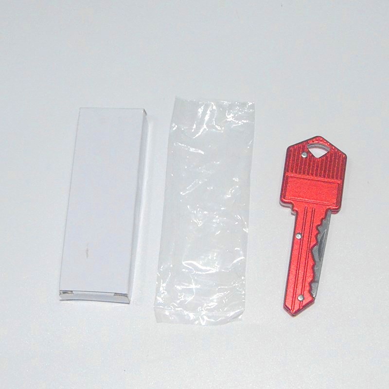 Aluminum alloy key knife, folding knife, mini portable folding knife, outdoor multi-functional fruit knife, stainless steel knife Application Scenario