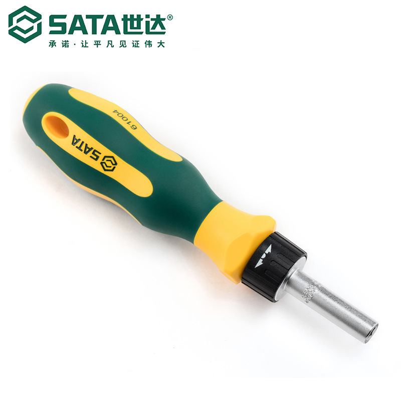 Sata/ SATA Hardware Tools 6.3MM series ratchet Screwdriver Head and handle 61004 details Picture
