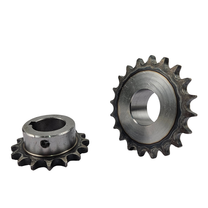 A3 steel finished hole sprocket with platform in stock, quick delivery. Single-row sprocket with platform, 5-minute A3 steel precision transmission sprocket Item Picture