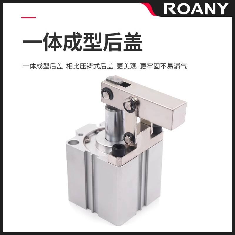 Pneumatic small ALC lever cylinder JGL25/32/40/50/63 mold fixture pressing down clamping cylinder details Picture