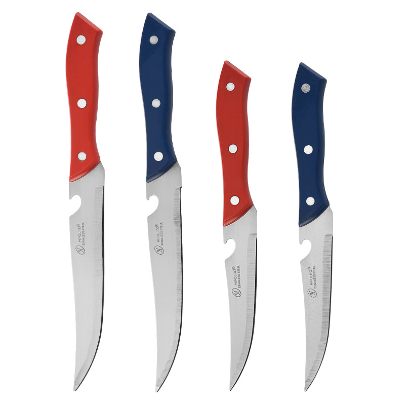 Factory direct sales of portable multi-functional small outdoor knives for cutting vegetables, meat and peeling, household knives, stainless steel fruit knives Item Picture