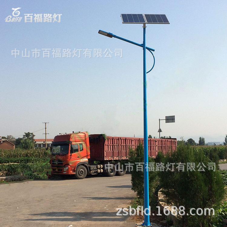Factory wholesale of outdoor 6-meter 100W solar street lamps for municipal engineering led rural solar street lamps Specification drawing