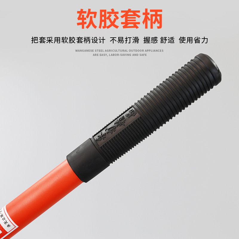 Sickle, firewood knife, agricultural knife, long-handled large sickle, dual-purpose knife for cutting and chopping, grass and branch cutting knife, outdoor garden knife Application Scenario