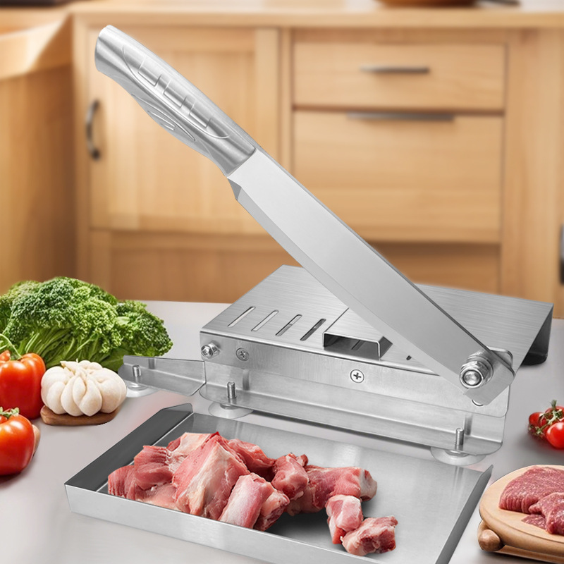 Guillotine, household bone cutting machine, medicinal herb cutting machine, knife cutting machine, rib cutting, bone chopping knife, candy pig's trotter knife full figure