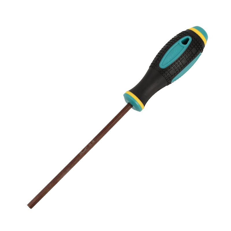 Cross-border German S2 steel red-tinted screwdriver strong magnetic Allen massage handle screwdriver tool set screw Item Picture