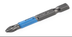 Cross anti-slip screwdriver bit PH2 with blue leather, 10 pieces set, S2 material screwdriver knife, 50mm long undefined