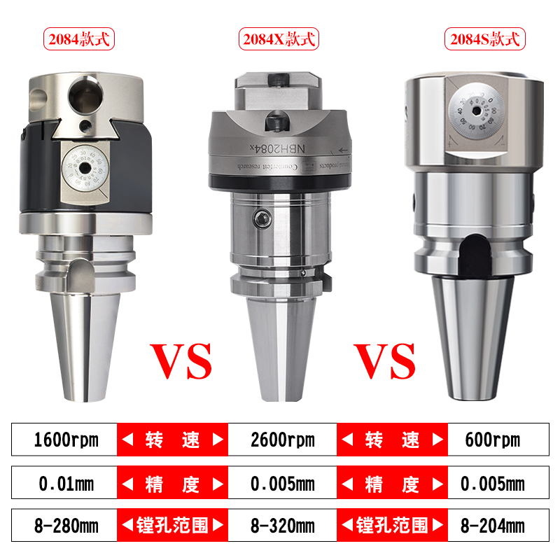 Precision boring tool processing BT40 adjustable boring tool NBH2084X set precision boring head boring tool Specification drawing