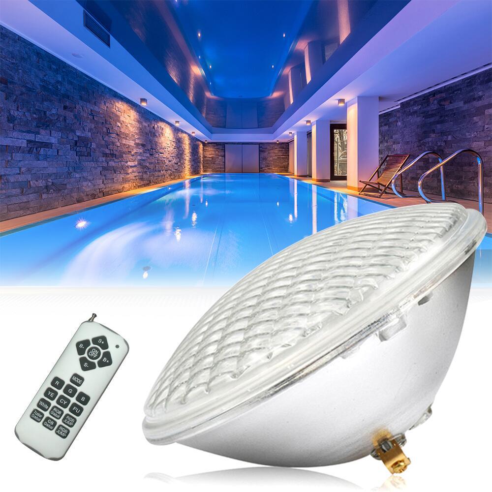 LED underwater light, LED swimming pool light PAR56 underwater light, led underwater light 18W RGB full figure