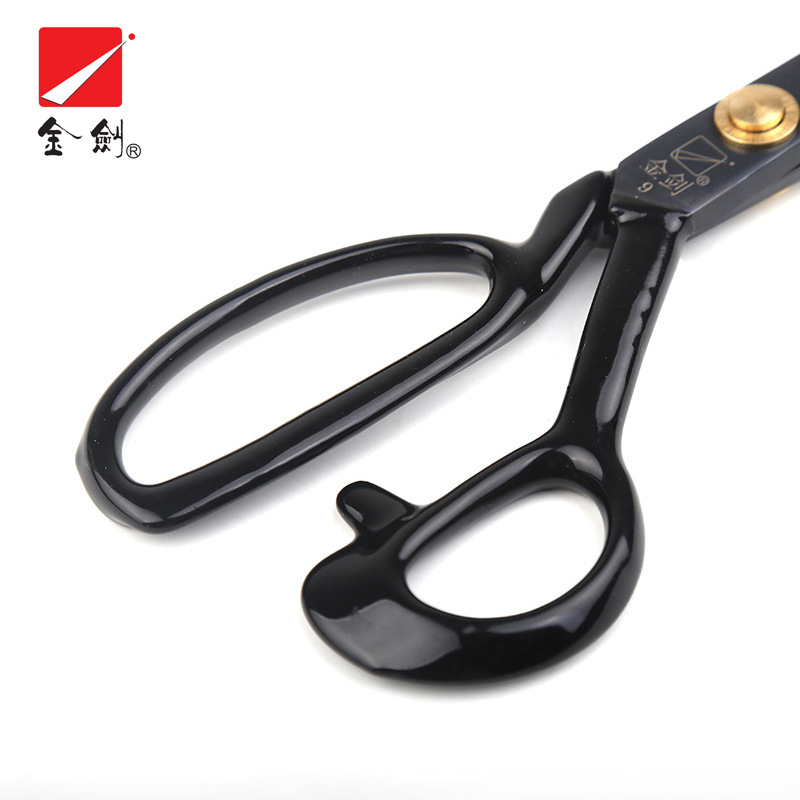 Jinjian Scissors 8-12 inch clothing scissors, high-grade manganese steel tailor scissors, sewing scissors, factory fabric cutting large scissors Specification drawing