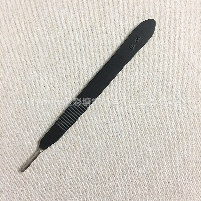 Thickened stainless steel surgical handle, No. 3, No. 4, art practice handle, maintenance and engraving, No. 12 blade, veterinary handle undefined