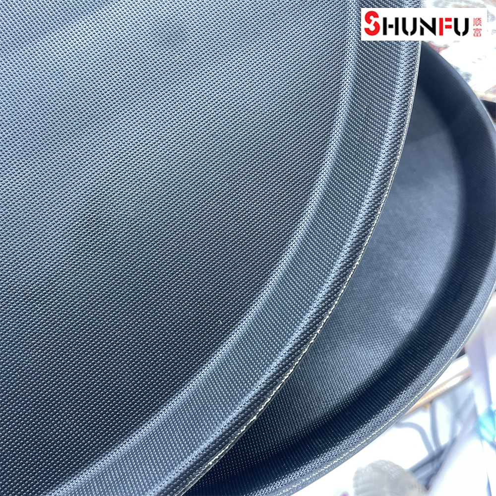 For bulk goods prices, please consult customer Service Non-Slip Black PlasticFood Service Tray Specification image