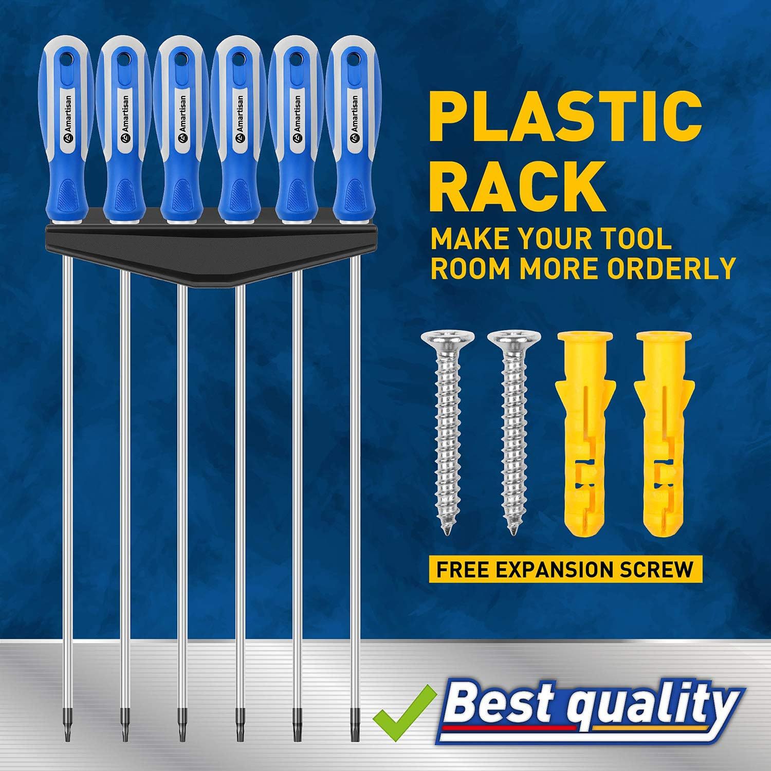 A 6-piece set of extra-long star-shaped screwdriver T10-T30 magnetic screwdriver tools is available for purchase starting from one piece Application Scenario