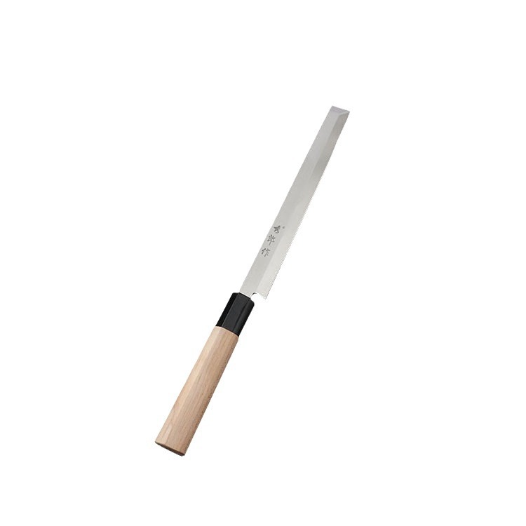 Japanese cuisine knife, willow blade knife, flat head sashimi knife, raw fish knife, salmon cutting knife, fish knife, sushi knife, kitchen knife Item Picture