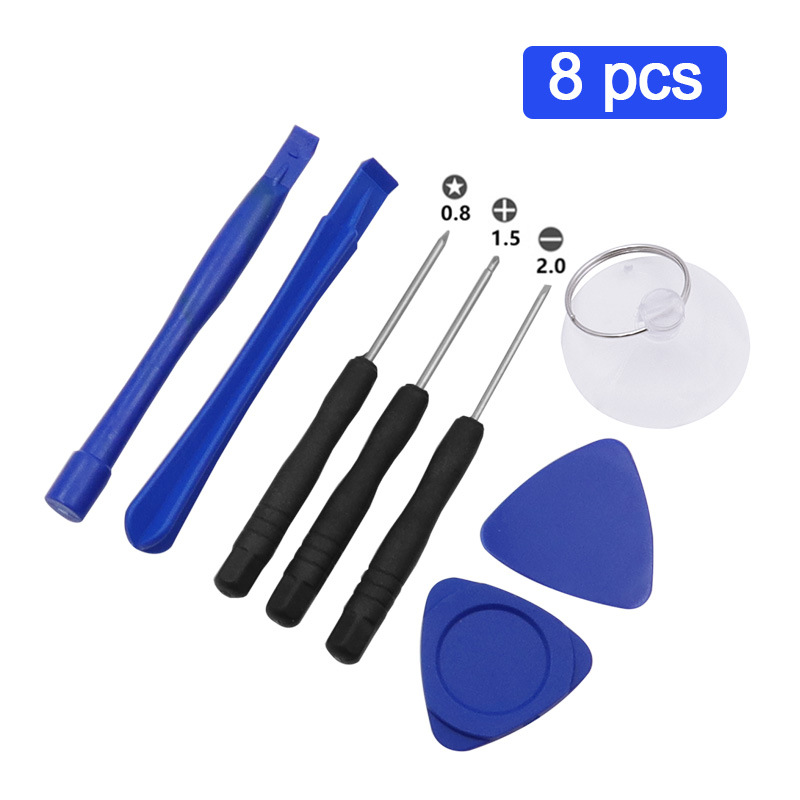 Mobile phone repair screwdriver set, digital repair tool eight-piece set, mobile phone disassembly tool details Picture