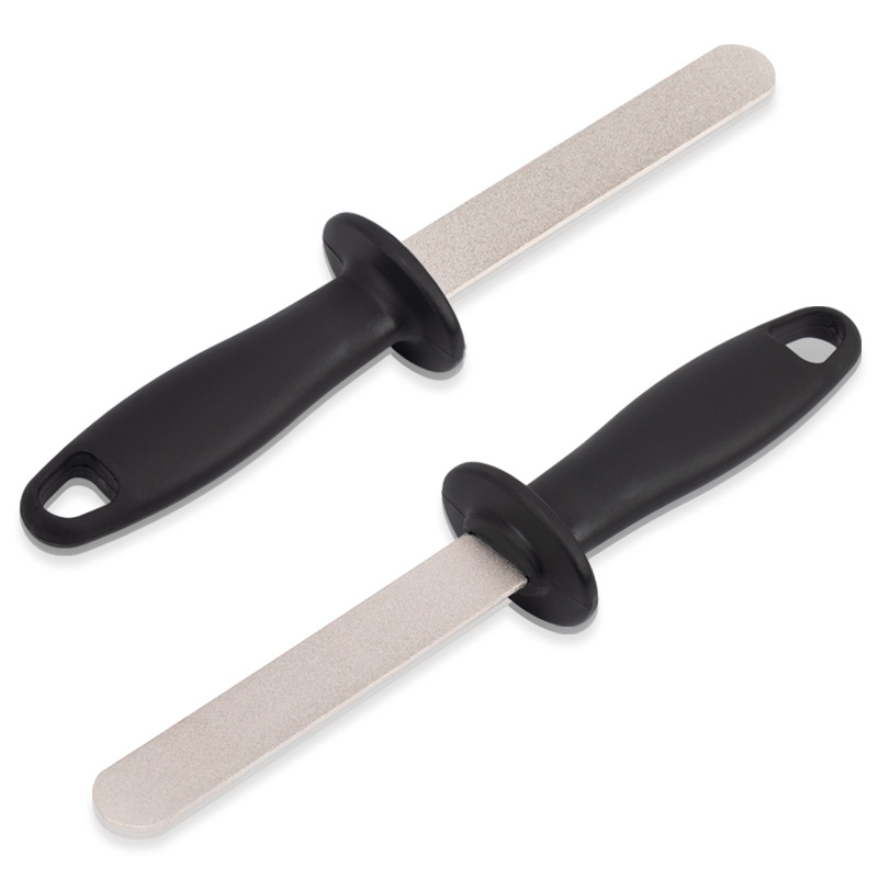 Amazon DMD kitchen diamond tool, knife sharpener, double-sided diamond abrasive oilstone whetstone Item Picture