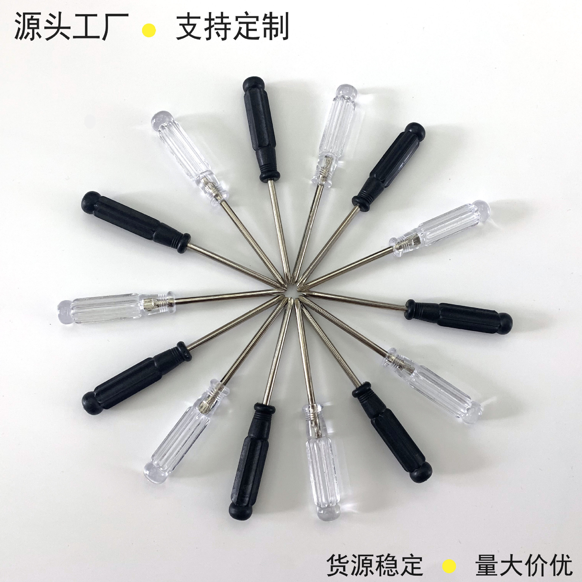 Wholesale of manual screwdrivers, cross-shaped, flat-head, and multi-specification mini screwdrivers from a hardware disassembly tool manufacturer Application Scenario
