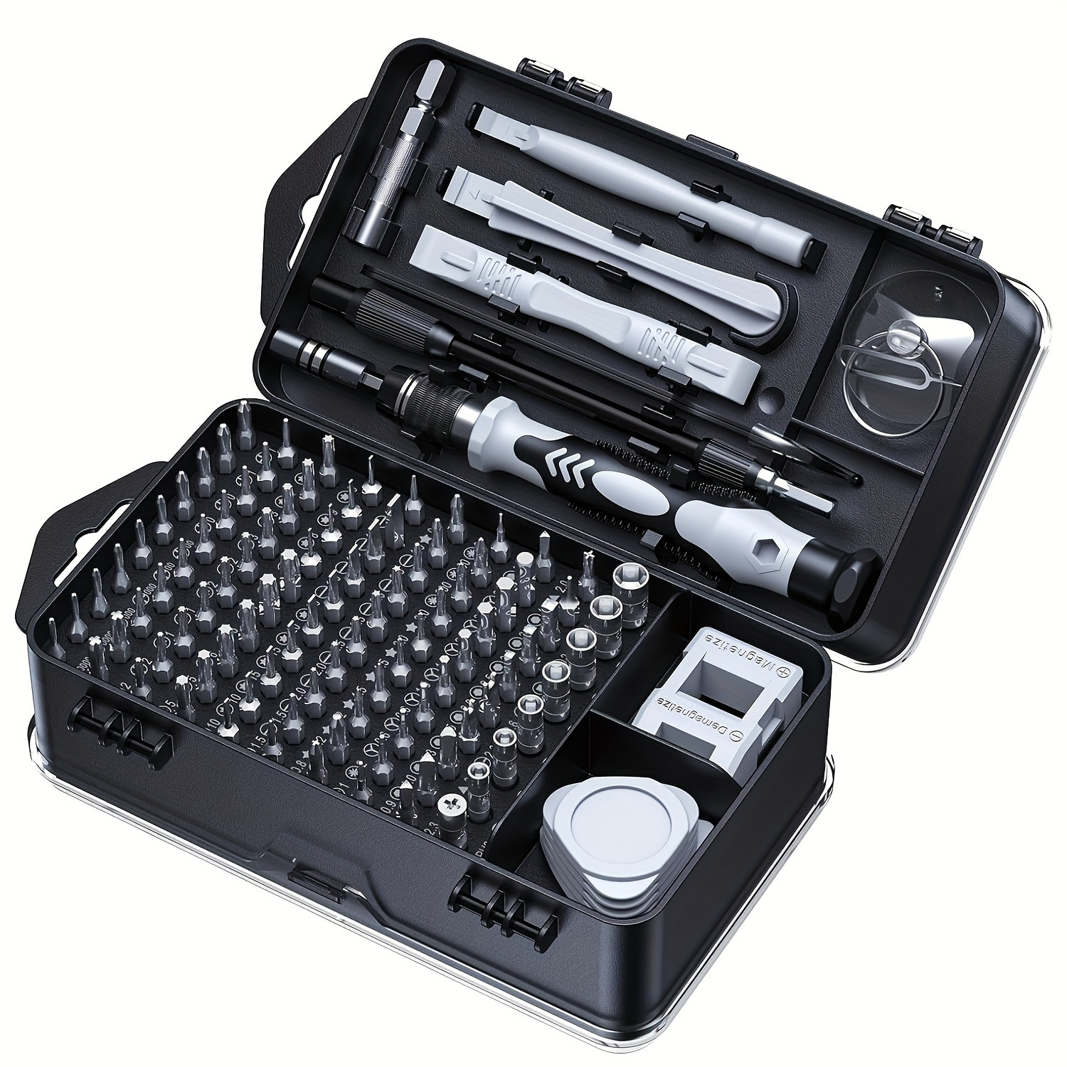 115-in-1 screwdriver tool set, mobile phone repair and disassembly tools, home multi-functional manual screwdriver set full figure