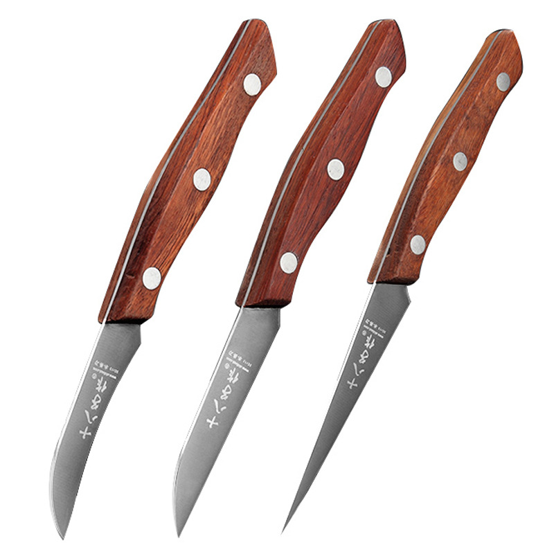 Eighteen Sons makes a complete set of carving knives, including master chef carving knives, fruit and vegetable platter carving knives, and multi-functional kitchen carving knives Item Picture