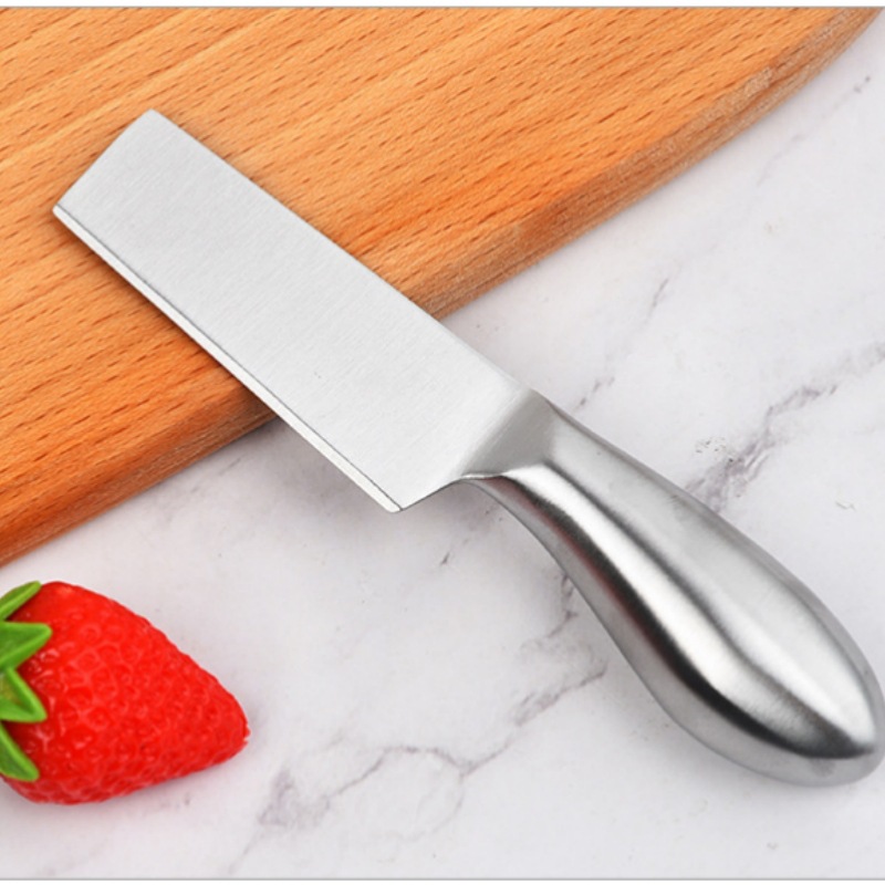 Stainless steel cheese knife set, hotel Western restaurant butter knife gift box, modern cheese knife, fork, spoon and knife set Specification drawing