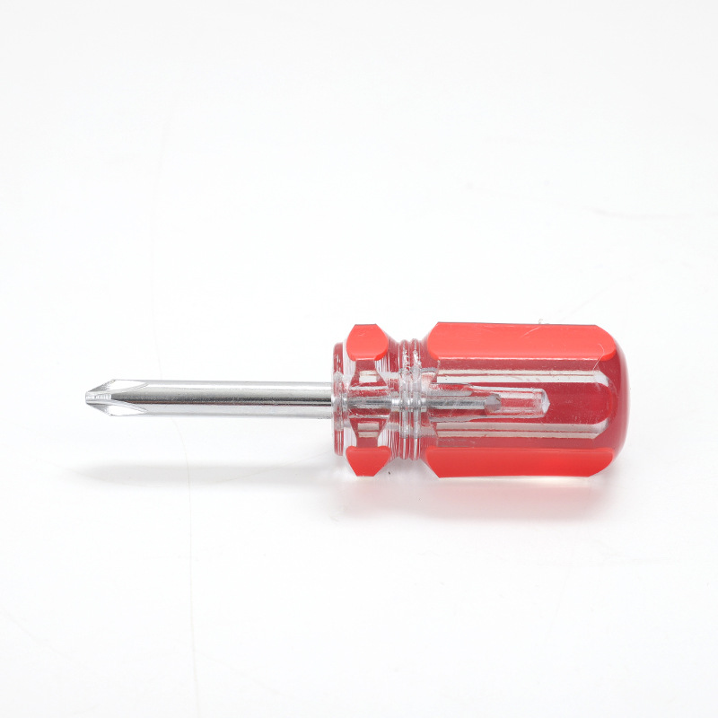 Wholesale crystal transparent screwdrivers, mini colored bar screwdrivers, cross-shaped strong magnetic screwdrivers, and two-color screwdrivers from the manufacturer Specification drawing