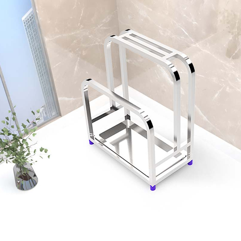 304 stainless steel extra-thick chopping board, cutting board, knife rack, multi-functional kitchen cutting board, storage rack and integrated storage Application Scenario