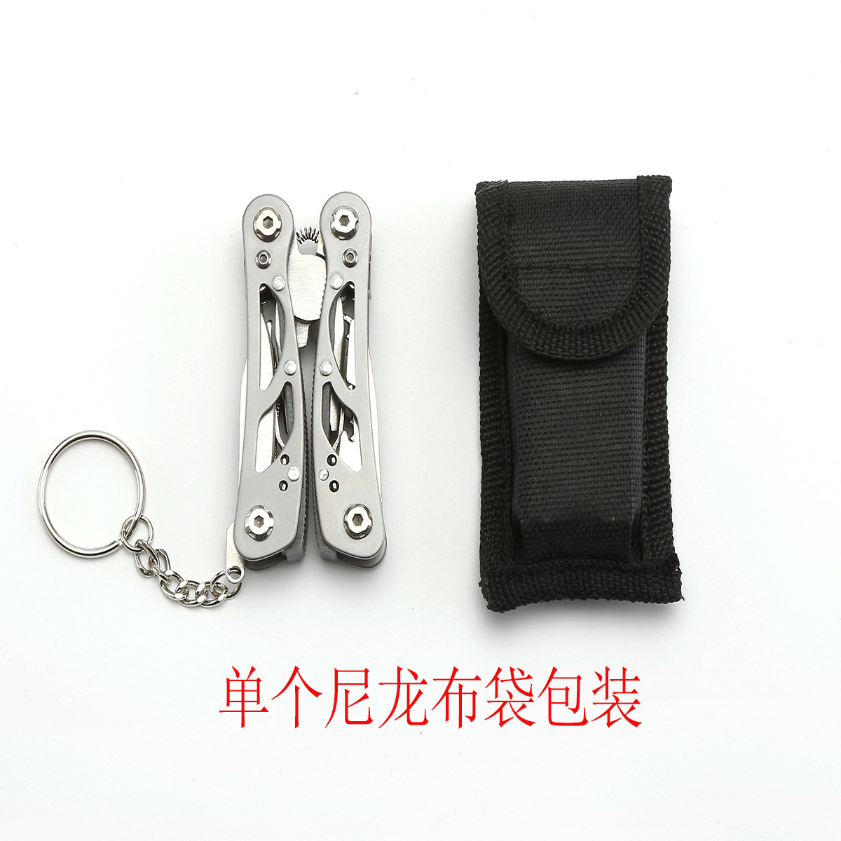 Factory stainless steel outdoor multi-functional folding pliers, mini multi-purpose combination household maintenance pliers, multi-functional tool pliers Item Picture