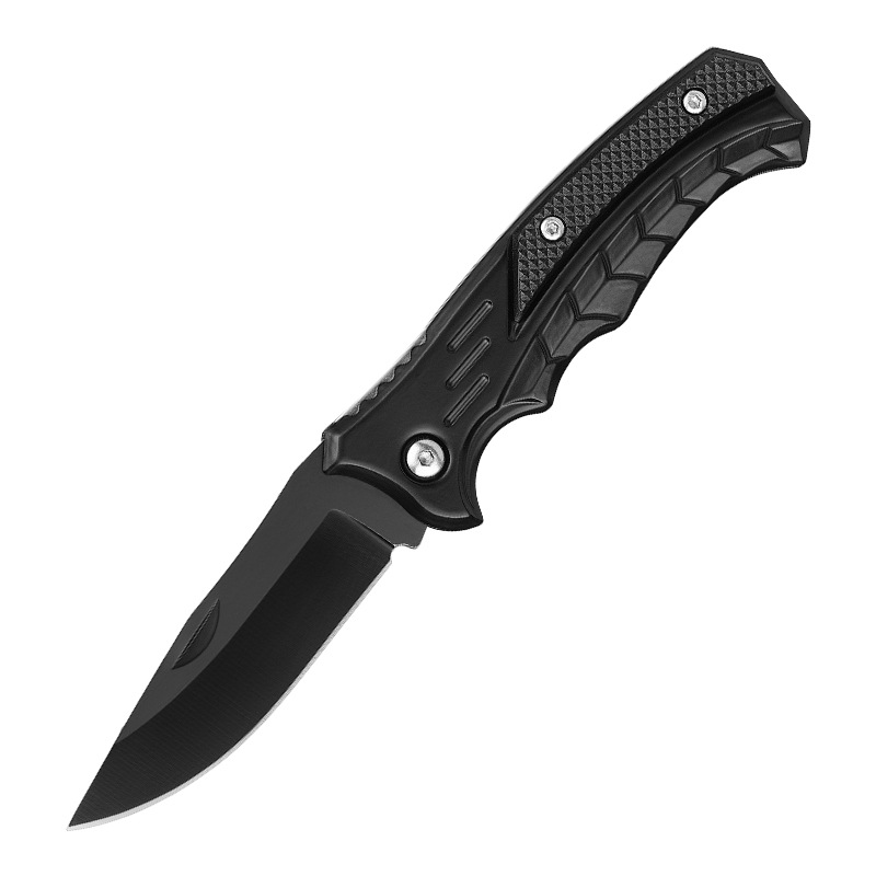 Folding knife, outdoor knife, high-hardness stainless steel anti-slip camping knife, portable outdoor knife, folding knife undefined