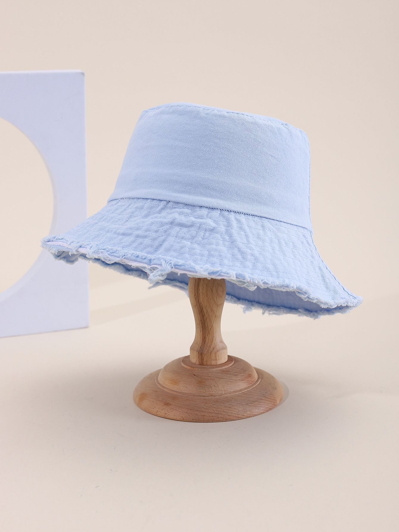Spring and summer Korean-style simple dopamine solid color denim fisherman hat, fashionable and versatile, travel sun protection, foldable basin hat, export adult hat, all size 58cm, 9 colors, suitable for spring and summer travel Item Picture