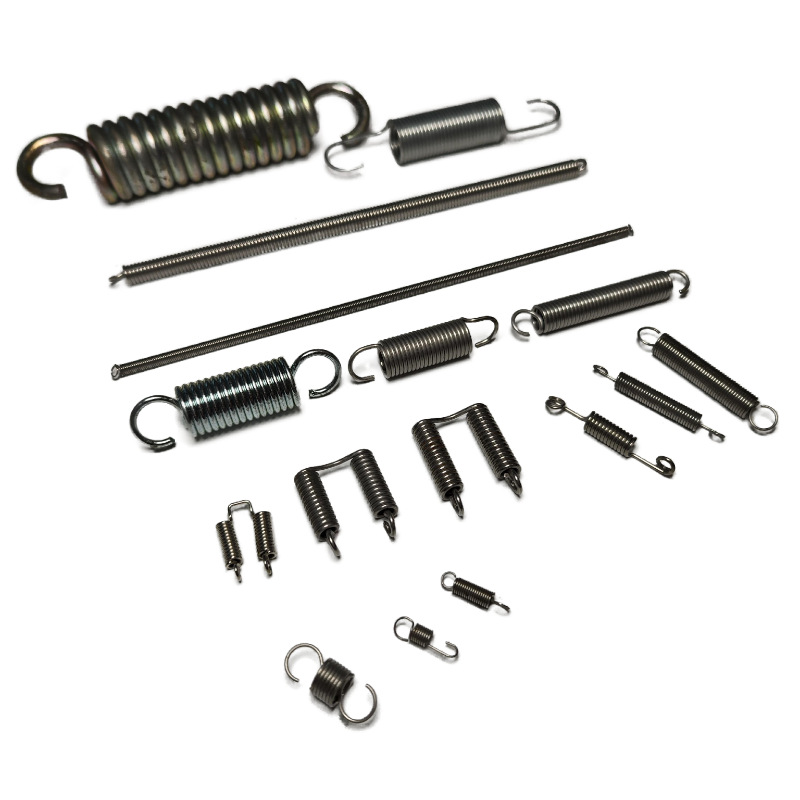 The manufacturer produces large and micro double-hook stretch spring handrail spring circuit breakers made of stainless steel and alloy steel Application Scenario