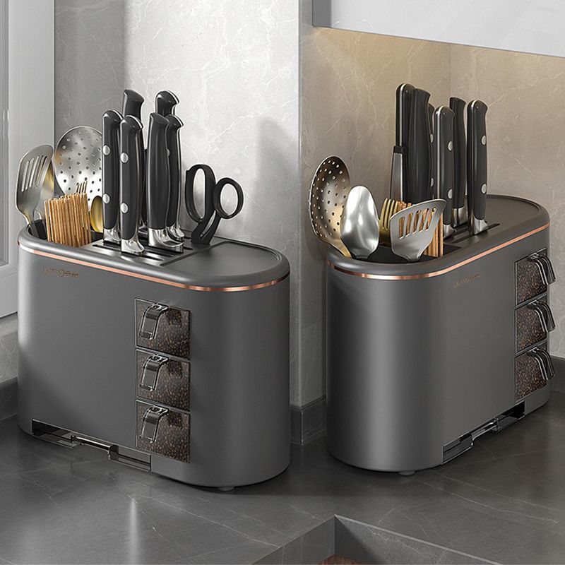 Wholesale of multi-functional knife racks, integrated kitchen knives, chopsticks, household items, seasoning boxes, storage box racks and kitchen storage racks full figure