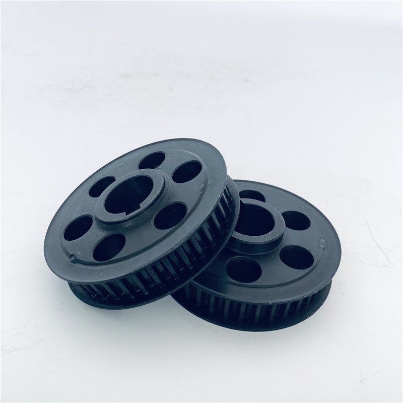 Factory direct supply of 45# steel synchronous pulleys, 5M-25 teeth synchronous pulleys, keyway processing pulleys Specification drawing