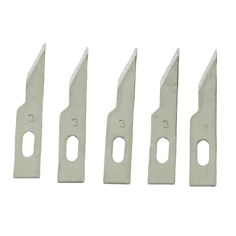 Wholesale of 500 pieces per pack of engraving knife blades, 65 # manganese steel hand-engraved cutting blades and graphic design blades Item Picture